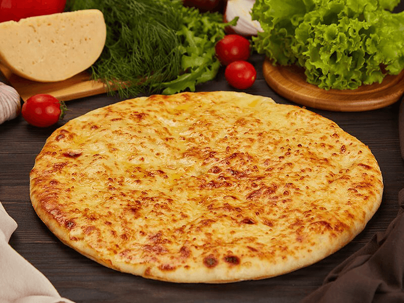 Пирог с курицей и зеленью